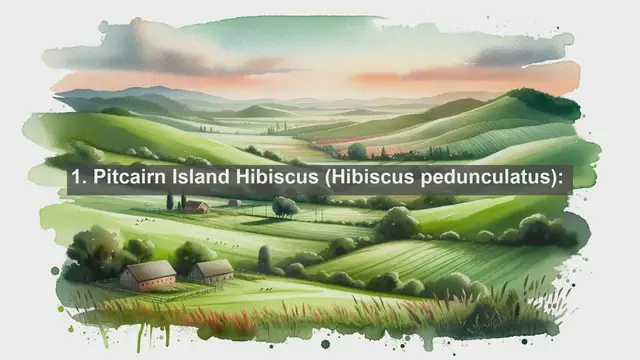 Video thumbnail for Unveiling Pitcairn's Botanical Treasures: Top 10 Native Plants You Must See