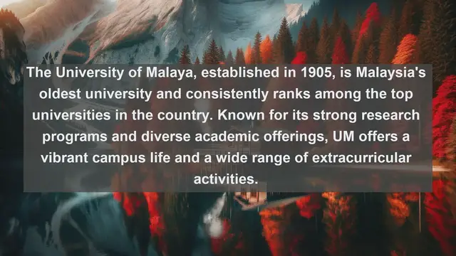 Video thumbnail for Discovering Academic Excellence: Top 10 Favorite Universities in Malaysia