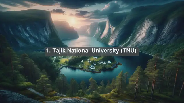 Video thumbnail for Unveiling Excellence: Top 10 Favorite Universities in Tajikistan