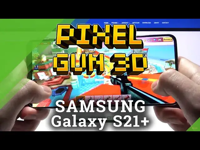 'Video thumbnail for Pixel Gun 3D on SAMSUNG Galaxy S21+ – Gameplay Check'