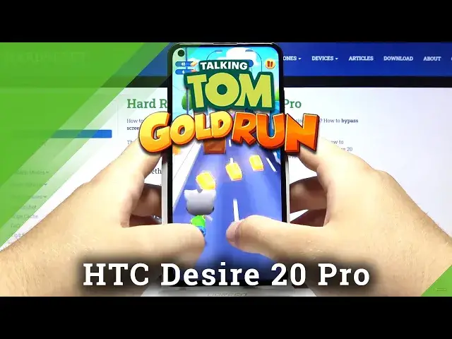 Video thumbnail for How Talking Tom Gold Run works on HTC Desire 20 Pro – High Quality Demanding Settings