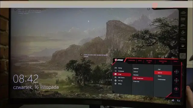 'Video thumbnail for How To Change Color Temperature In Monitor MSI G32C4'