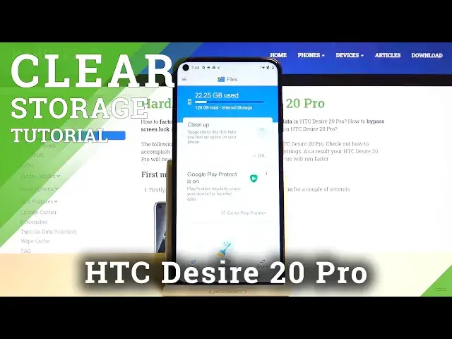 Video thumbnail for How to Clean Junk Files in HTC Desire 20 Pro – Clear Storage