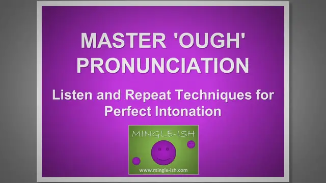 Video thumbnail for Master 'OUGH' Pronunciation: Listen and Repeat Techniques for Perfect Intonation