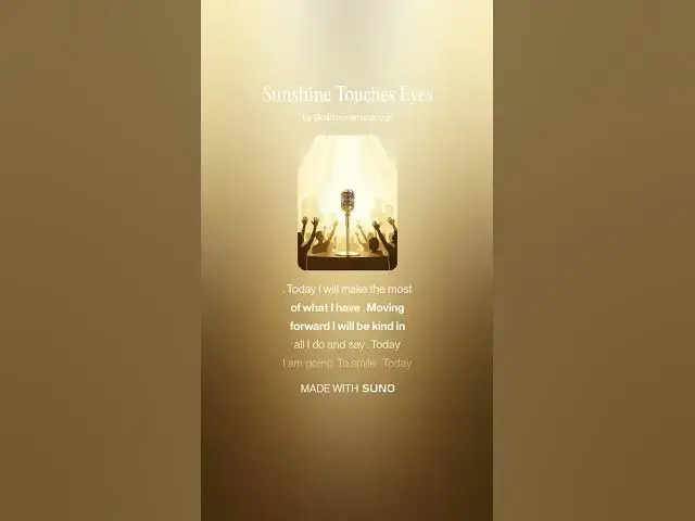 Video thumbnail for today I will smile written by Carl Reneman