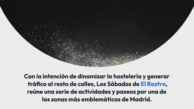 Video thumbnail for Los sábados de El Rastro, la feria de ocio más castiza de Madrid