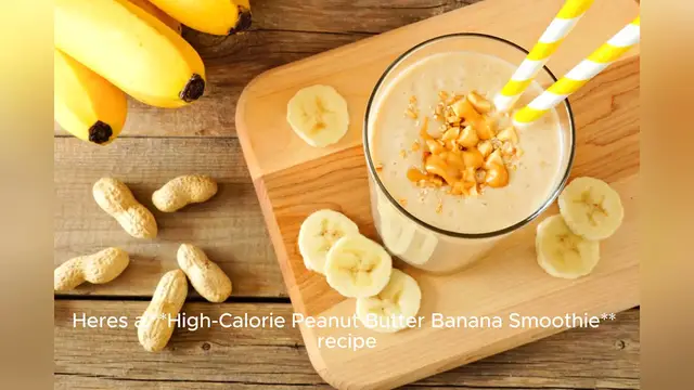 Video thumbnail for high calorie recipe to gain weight