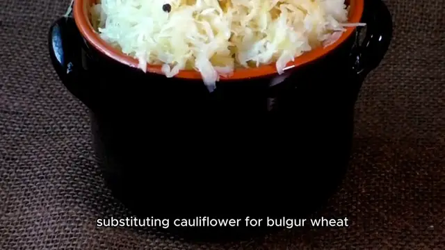 'Video thumbnail for Cauliflower Tabbouleh '