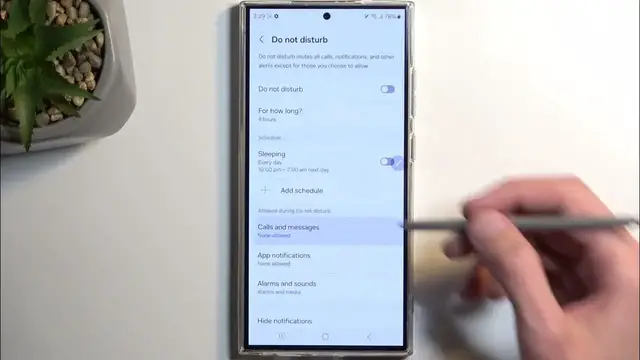 Video thumbnail for How to Activate Do Not Disturb Mode on SAMSUNG Galaxy S24 Ultra