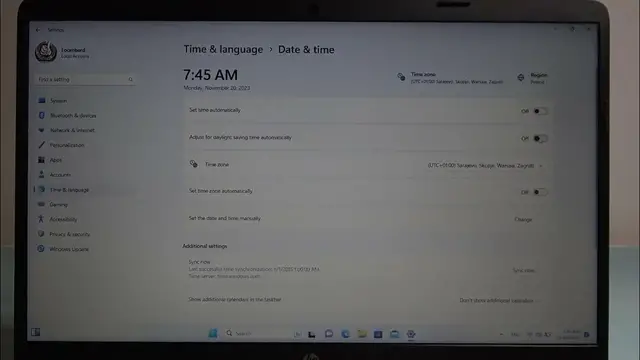 'Video thumbnail for How To Change Date & Time In HP 250 G8'