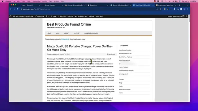Video thumbnail for 🚨 Gizzmo Product Review Plugin - Create Review Posts In Seconds! (AI)