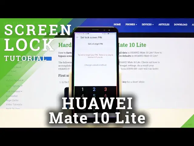 Video thumbnail for How to Change Lock Method on HUAWEI Mate 10 Lite – Screen Lock Options