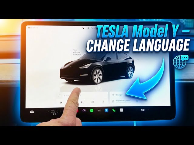 Video thumbnail for TESLA Model Y – How to Change Touchscreen Language