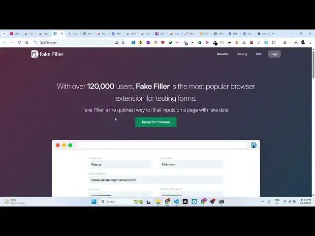 Video thumbnail for Google Chrome Extension Fake Filler – Auto Fill Forms with Realistic Test Data!