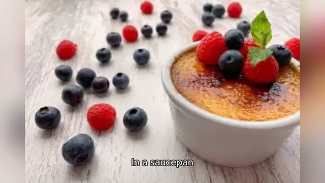'Video thumbnail for crème brûlée recipe'