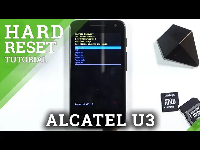 'Video thumbnail for HARD RESET ALCATEL U3 – Wipe Data / Bypass Screen Lock'