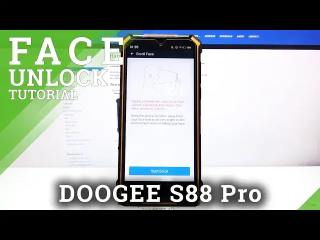 'Video thumbnail for DOOGEE S88 Pro – Add & Use Face Unlock Function'