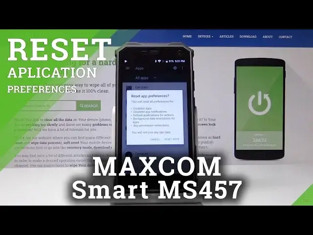 'Video thumbnail for How to Reset App Preferences in MAXCOM Smart MS457 Strong - Default App Preferences'