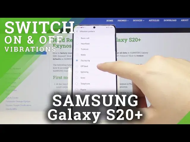 'Video thumbnail for How to Edit Vibration Pattern in Samsung Galaxy S20+'
