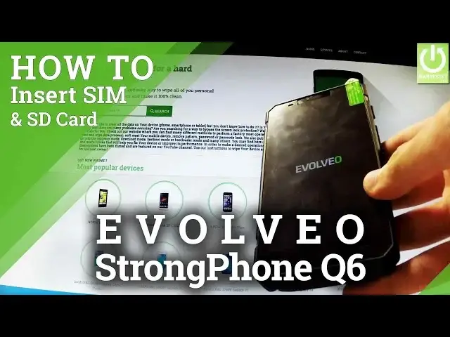 Video thumbnail for How to Inset SIM & SD CARD in EVOLVEO StrongPhone Q6 LTE