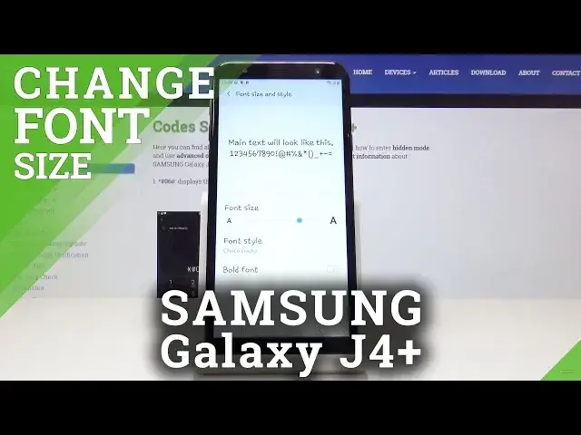 'Video thumbnail for How to Change Font Size in SAMSUNG Galaxy J4+ - Set Up Style & Size'
