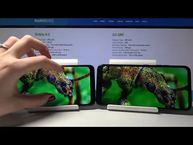 Video thumbnail for Display Comparison Between NOKIA 6.2 & LG Q60