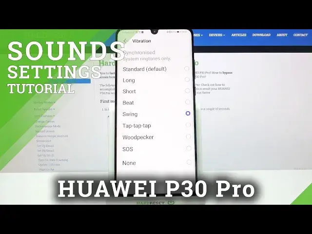 'Video thumbnail for HUAWEI P30 Pro – Change Vibration Pattern in Sound Settings'