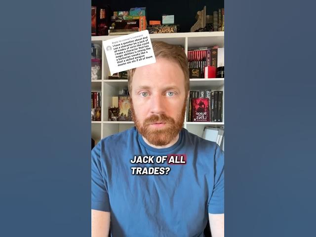 Video thumbnail for Jack of all trades builds generally suffer in dnd