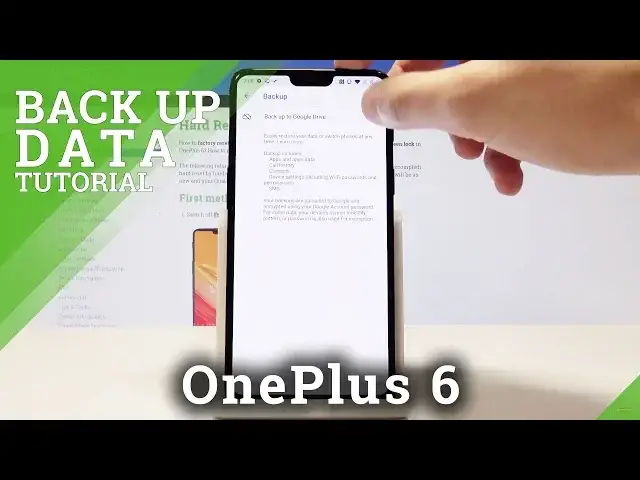 'Video thumbnail for How to Back Up Data in OnePlus 6 - Enable Google Backup'