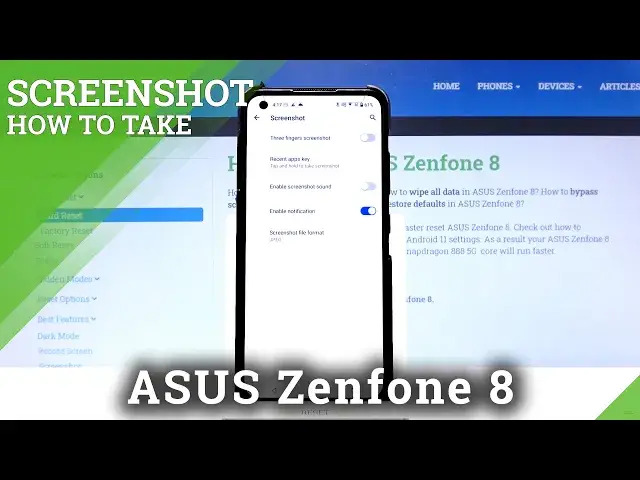 Video thumbnail for How to Take Screenshots without Buttons in ASUS Zenfone 8 - Gestures Screenshot Method