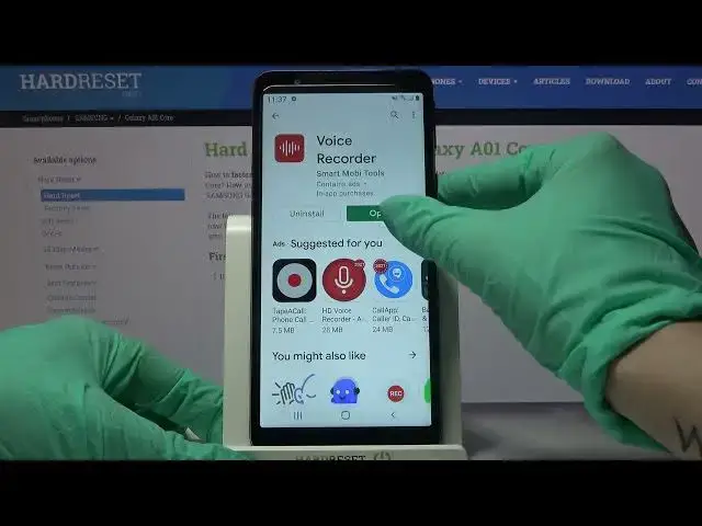 'Video thumbnail for How to Activate Sound Recording in SAMSUNG Galaxy A01 Core -  Record Screen'