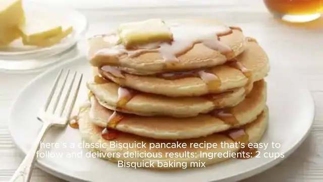Video thumbnail for Bisquick pancake recipe