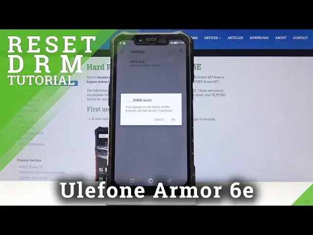 Video thumbnail for How to Reset DRM in Ulefone Armor 6e - Delete All DRM Licenses