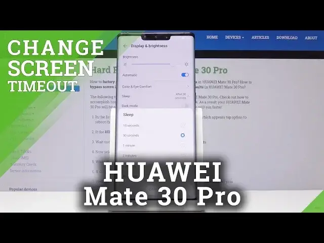 'Video thumbnail for How to Change Screen Timeout in HUAWEI Mate 30 Pro - Ringtone Settings'