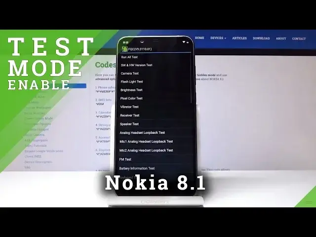 'Video thumbnail for How to Use Test Mode in Nokia 8.1 - Testing Module'