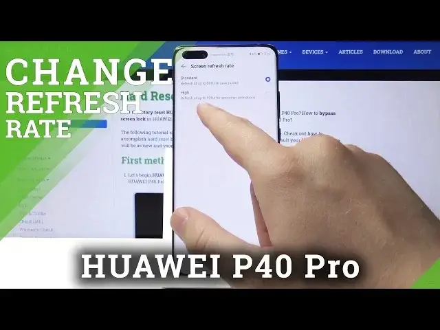 Video thumbnail for How to Change Screen Refresh Rate in Huawei P40 Pro – Display Settings