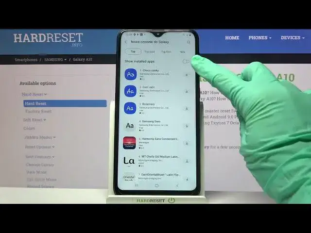 'Video thumbnail for How to Change Font Style in SAMSUNG Galaxy A10 – Adjust Font Style'