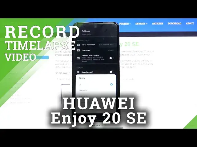 Video thumbnail for How to Record Time Lapse in HUAWEI Enjoy 20 SE – Make Slow Phenomenon Faster
