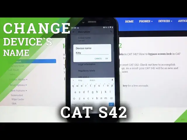 'Video thumbnail for How to Rename Cat S42 - Change Smartphones Name'