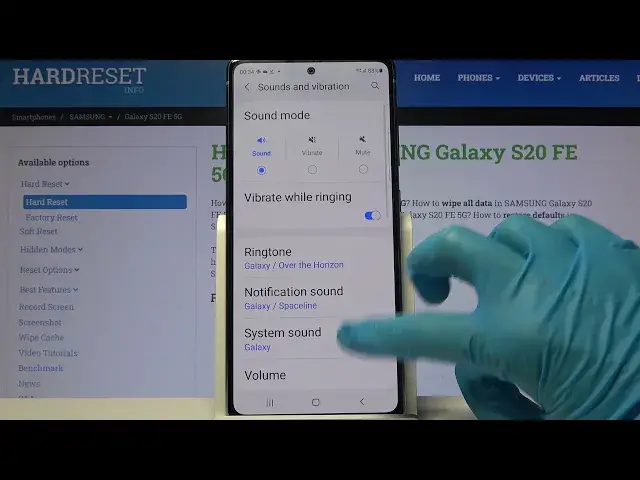 'Video thumbnail for How to Change Vibration Pattern in SAMSUNG Galaxy S20 FE – Manage Vibration Settings'