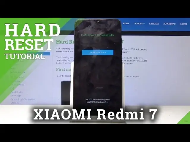 'Video thumbnail for Hard Reset XIAOMI Redmi 7 – Factory Reset with Forgotten Password'