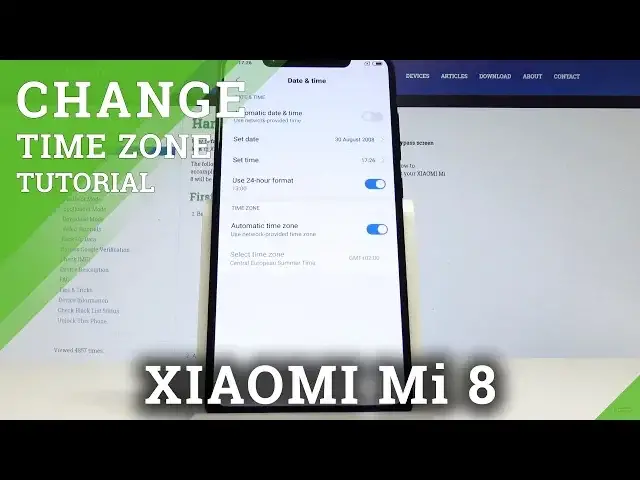 'Video thumbnail for How to Set Up Date & Time on XIAOMI Mi 8 - Set Up Time Zone'