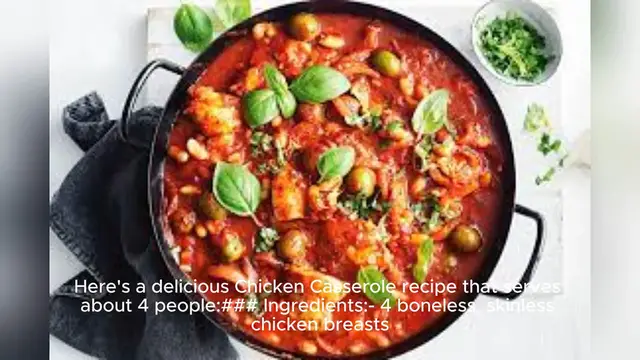 Video thumbnail for Chicken Casserole recipe