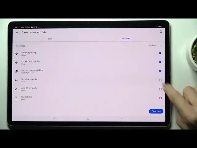 Video thumbnail for How to Clean Browsing Data on SAMSUNG Galaxy Tab S8+ - Remove Browsing Data
