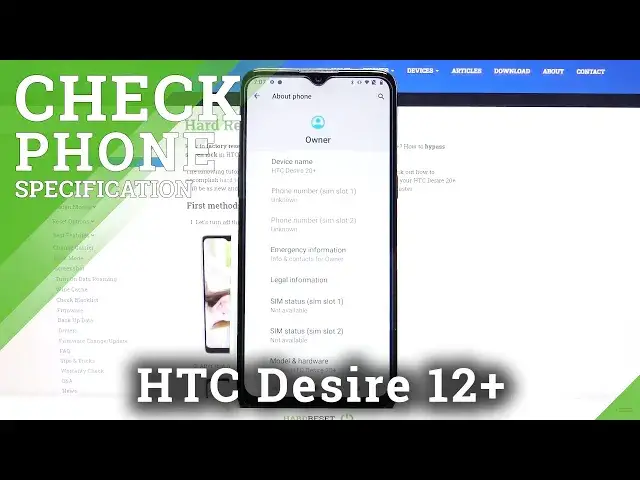 'Video thumbnail for How to Find HTC Desire 20+ Specifications – Check Phone Specifications'