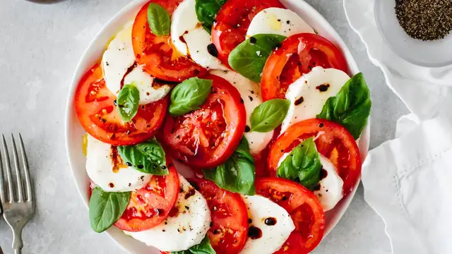 Video thumbnail for Caprese salad recipe