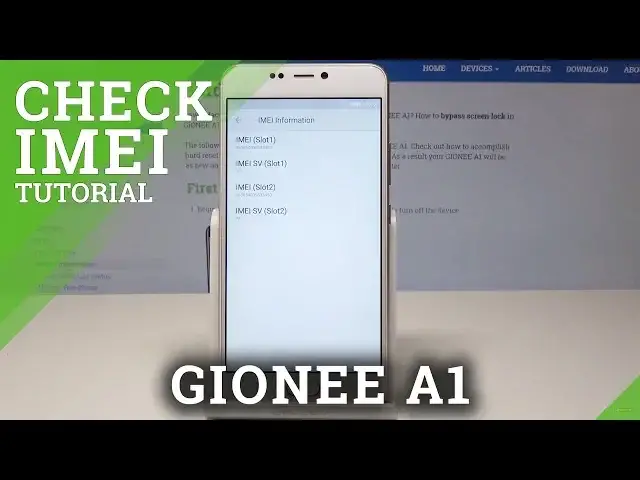 'Video thumbnail for How to Locate IMEI Number in GIONEE A1 - Check IMEI and Serial Number'