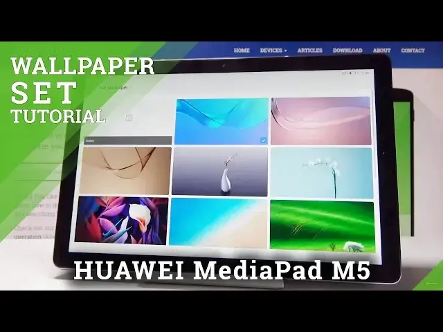Video thumbnail for How to Set Up Home Screen / Lock Screen Wallpaper in HUAWEI MediaPAD M5