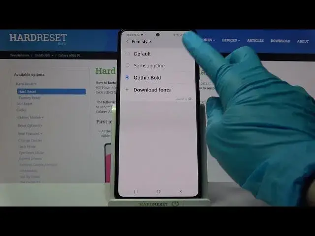'Video thumbnail for How to Change Font Style on Samsung Galaxy A52s 5G – Customize Font Style'