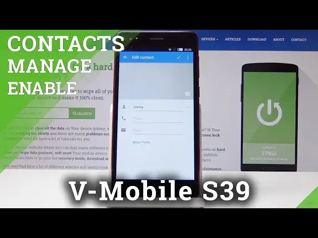 'Video thumbnail for How to Add Photo to Contact in V-MOBILE S39 - Personalize Contact'